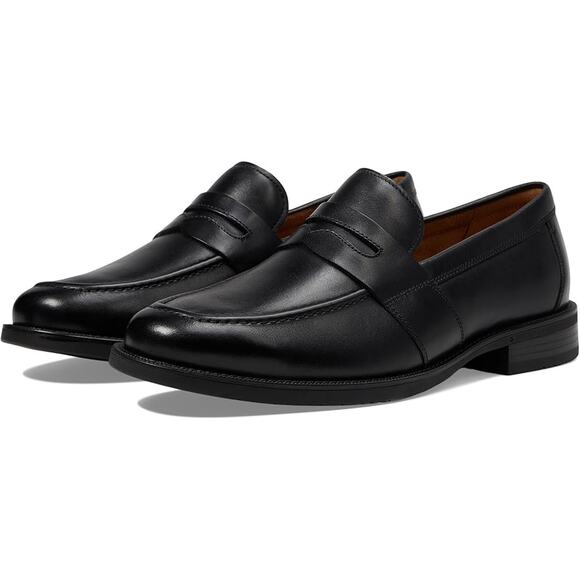 Cole Haan Mens Bedford Penny Loafers US 11.5 M EU 44.5 Black Leather NWOB - Picture 1 of 13